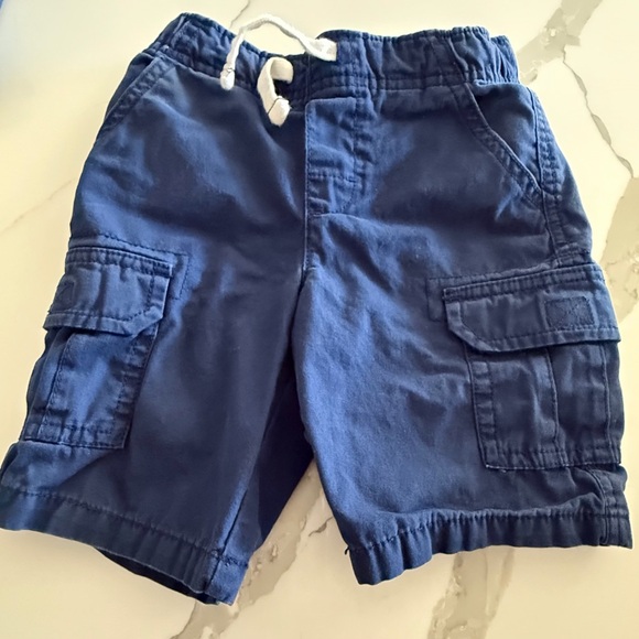 Carter's Other - Carters Boys Navy Blue Cargo Shorts Elastic waist with Drawstring Size 4T
